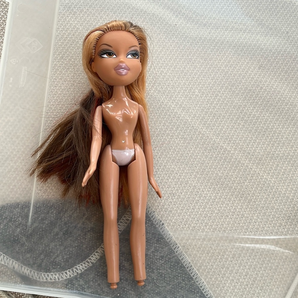 Fashion Doll with Long Brown Hair